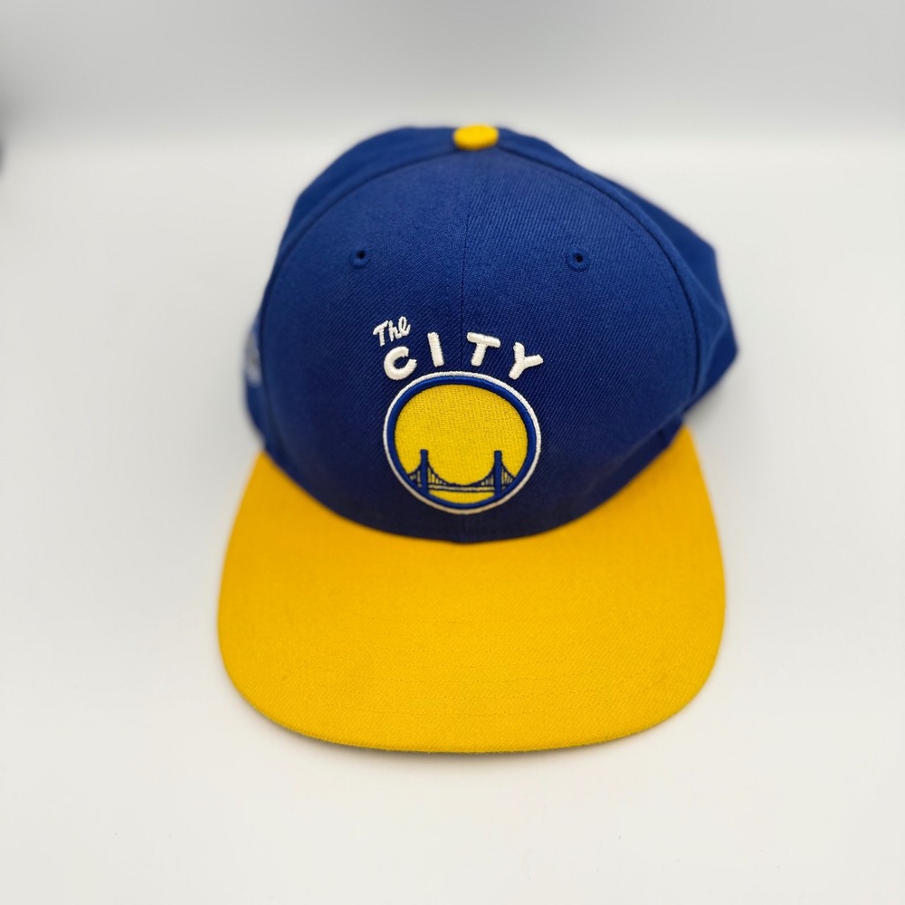 47 Brand Golden State Warriors The City Snapback Hat Blue Yellow NBA HWC Cap